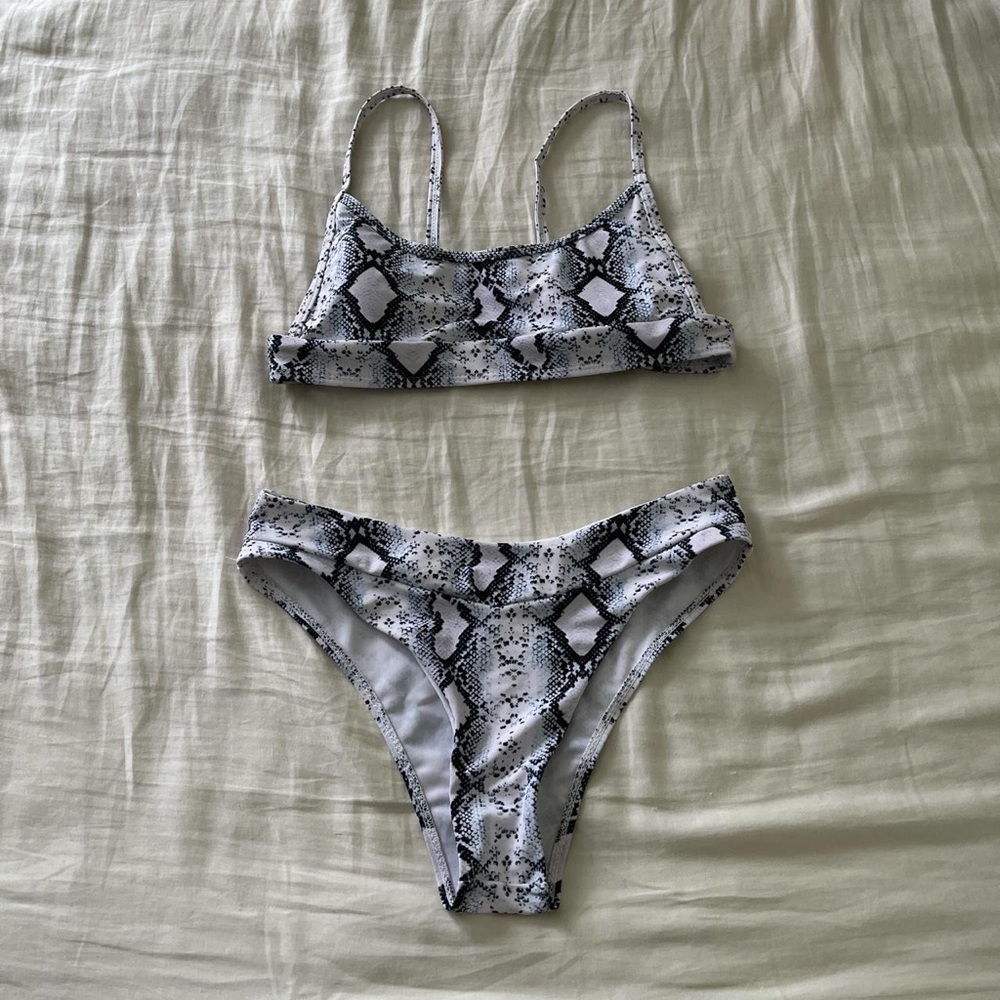 Snakeskin Bikini Set